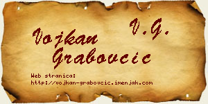 Vojkan Grabovčić vizit kartica